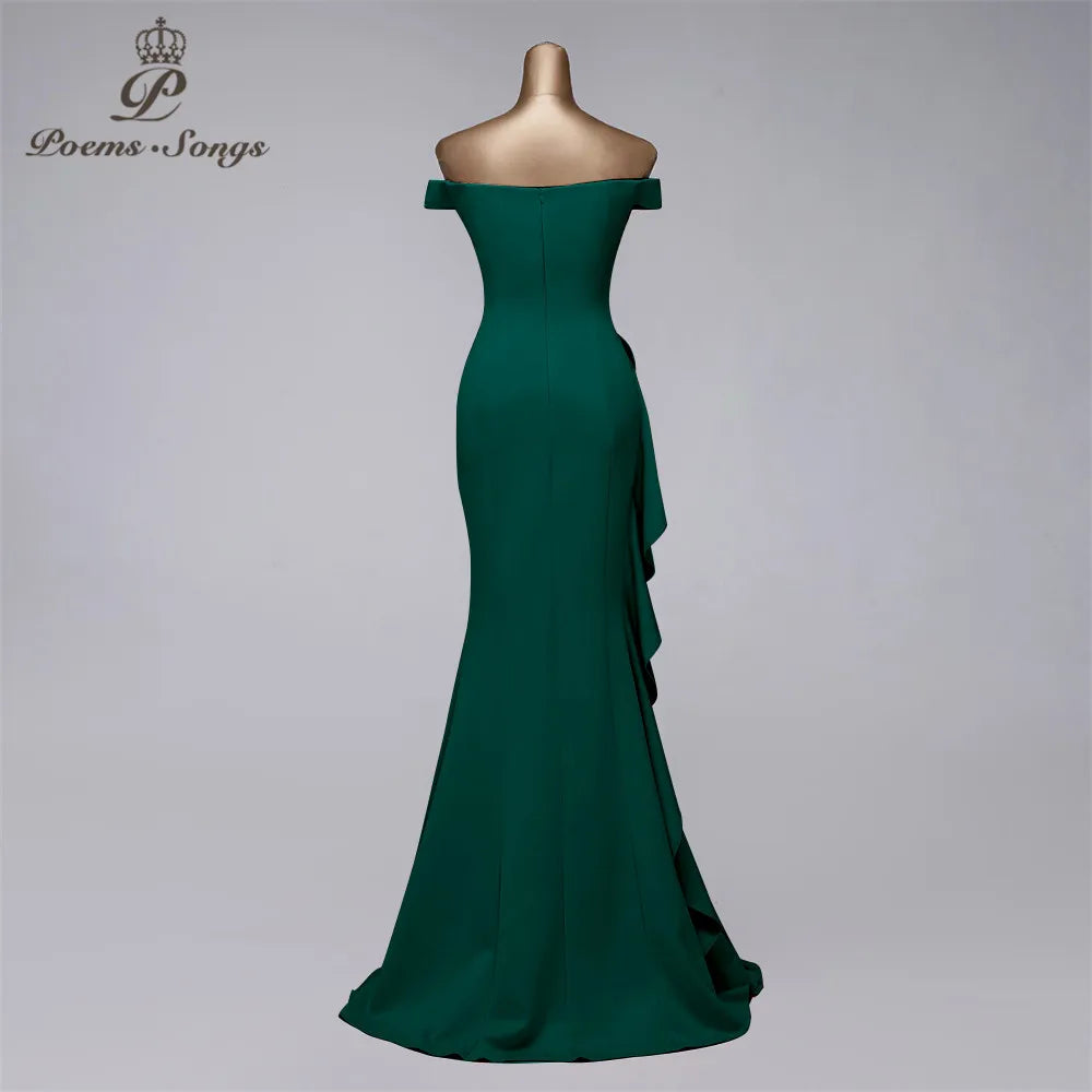 Beautiful new candy color evening dresses gree dress prom dresses mermaid
